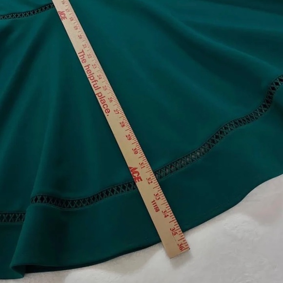 Francesca's Green Mini Holiday Dress - Picture 3 of 5